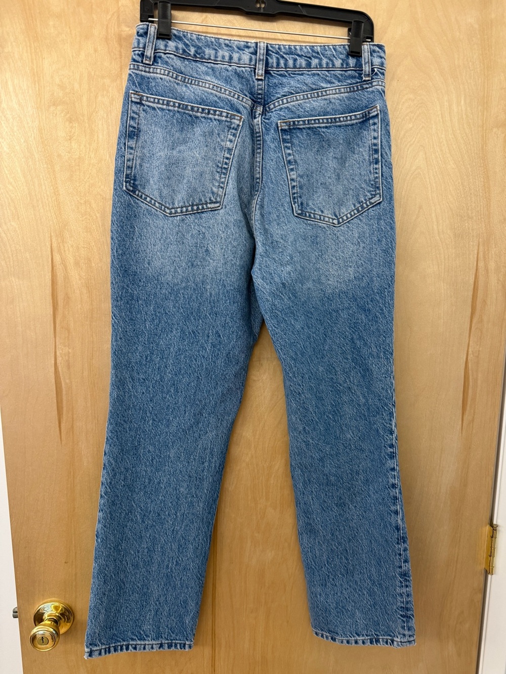 Reformation Cynthia High Rise Straight Jeans in Colorado: 29 - Picture 9 of 16